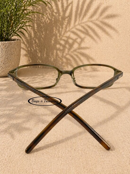 Gucci GG1504 Eyeglass Frames Tortoise Brown Italy Vintage RX Optical Glasses